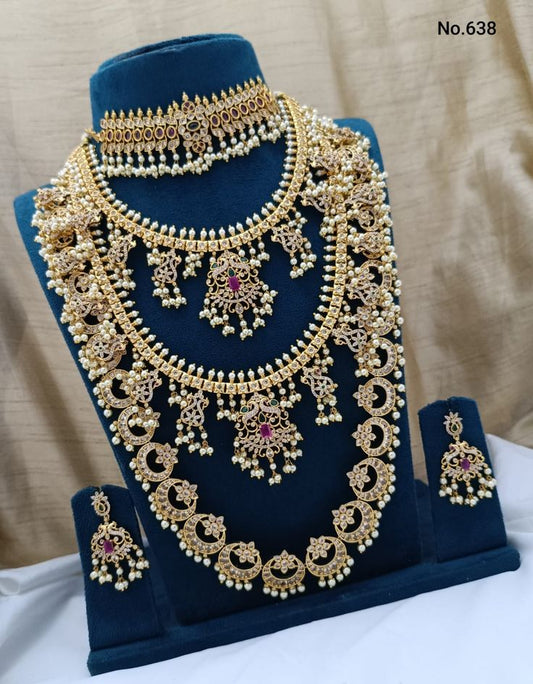 Kashavi Bling and Dazzle With Work Heavy necklace